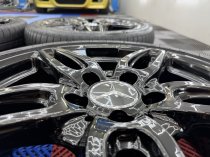 Used 18 Inch Genuine Mercedes A Class A176 AMG 5 Twin Spoke Alloy Wheels in Gloss Black, 5x112