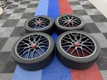 Used 19 Inch Genuine Mercedes CLA45 C117 A45 A176 AMG Alloy Wheels, Fully Refurbished Inc Tyres 5x112