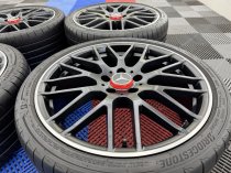 Used 19 Inch Genuine Mercedes CLA45 C117 A45 A176 AMG Alloy Wheels, Fully Refurbished Inc Tyres 5x112