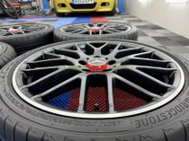 Used 19 Inch Genuine Mercedes CLA45 C117 A45 A176 AMG Alloy Wheels, Fully Refurbished Inc Tyres 5x112