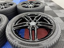 Used 19 Inch Genuine Mercedes E Class W213 AMG 5 Twin Spoke Alloy Wheels , Fully Refurbished Including Tyres 5x112