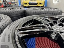 Used 19 Inch Genuine Mercedes E Class W213 AMG 5 Twin Spoke Alloy Wheels , Fully Refurbished Including Tyres 5x112