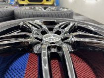 Used 19 Inch Genuine Mercedes E Class W213 AMG 5 Twin Spoke Alloy Wheels , Fully Refurbished Including Tyres 5x112