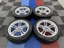 Used 18 Inch Genuine BMW Style 613 M Sport F10 Alloy Wheels, Wide Rear, Fully Refurbished Inc Good Tyres