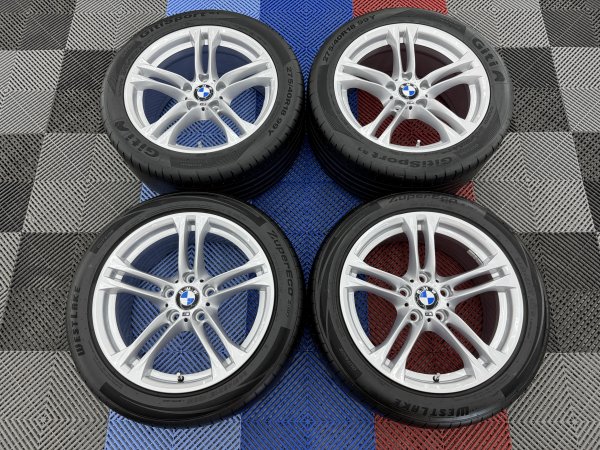 Used 18 Inch Genuine BMW Style 613 M Sport F10 Alloy Wheels, Wide Rear, Fully Refurbished Inc Good Tyres