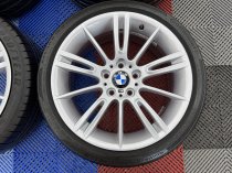 Used 18 Inch Genuine Bmw Style 193 E9x MV3 Sport Alloy Wheels, Fully Refurbished, Wide Rear Inc Good Runflat Tyres 5x120