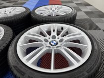 Used 18 Inch Genuine Bmw Style 193 E9x MV3 Sport Alloy Wheels, Fully Refurbished, Wide Rear Inc Good Runflat Tyres 5x120