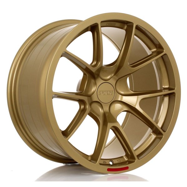 New 17 Inch 2Forge ZF9 Alloy Wheels In Gloss Gold, Rotary-Forged, Various Wider Rear Options