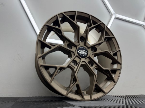 New 18 Inch Venom-R Style Alloy Wheels In Matt Copper / Bronze Load Rated 1050kg Ford Transit Custom 5x160
