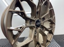 New 18 Inch Venom-R Style Alloy Wheels In Matt Copper / Bronze Load Rated 1050kg Ford Transit Custom 5x160