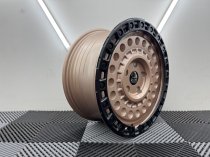 New 17 Inch Rogue Rocky Alloy Wheels In Sand With Black Lip 2000kg VW Transporter T5 T6 5x120