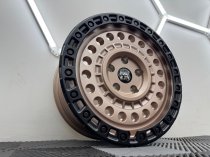 New 17 Inch Rogue Rocky Alloy Wheels In Sand With Black Lip 2000kg VW Transporter T5 T6 5x120
