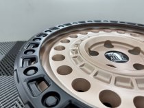 New 17 Inch Rogue Rocky Alloy Wheels In Sand With Black Lip 2000kg VW Transporter T5 T6 5x120