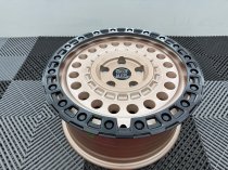 New 17 Inch Rogue Rocky Alloy Wheels In Sand With Black Lip 2000kg VW Transporter T5 T6 5x120