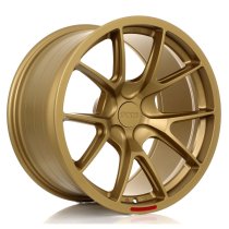 New 19 Inch 2Forge ZF9 Alloy Wheels In Matt Gold, Rotary-Forged, Various Wider Rear Options
