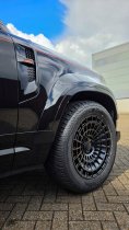 New 20 Inch Hawke Rage Alloy Wheels In Matt Black Land Rover Defender 1150kg Load 5x120
