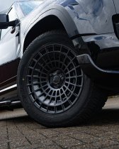 New 20 Inch Hawke Rage Alloy Wheels In Matt Black Land Rover Defender 1150kg Load 5x120