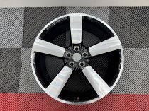 New 22 Inch 5098 Style Land Rover Defender Alloy Wheels in Gloss Black With Polished Face 5x120