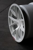 New 20 Inch 2Forge ZF9 Alloy Wheels In Matt White, Rotary-Forged, Various Wider Rear Options BMW 5x120