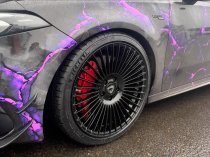 New 19 Inch Cades Liniar Alloy Wheels In Gloss Black With Deeper 9.5" Rear Option BMW 5x120