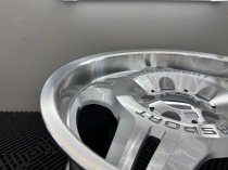 New 17 Inch E36 M3 Evo Type 24 Style Deep Dish Alloy Wheels In Silver With Polished Face And Dish With Deeper 8.5" Rear BMW 5x120