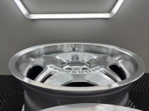 New 17 Inch E36 M3 Evo Type 24 Style Deep Dish Alloy Wheels In Silver With Polished Face And Dish With Deeper 8.5" Rear BMW 5x120