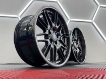 New 18 Inch , Type 65 M5 Style Alloy Wheels In Shadow Chrome With Deep Dish 9.5" Rears BMW E34 E39 E38 5x120