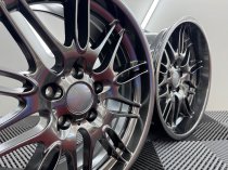 New 18 Inch , Type 65 M5 Style Alloy Wheels In Shadow Chrome With Deep Dish 9.5" Rears BMW E34 E39 E38 5x120