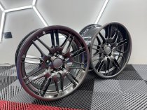 New 18 Inch , Type 65 M5 Style Alloy Wheels In Shadow Chrome With Deep Dish 9.5" Rears BMW E34 E39 E38 5x120