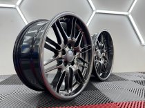 New 18 Inch , Type 65 M5 Style Alloy Wheels In Shadow Chrome With Deep Dish 9.5" Rears BMW E34 E39 E38 5x120