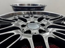New 18 Inch , Type 65 M5 Style Alloy Wheels In Shadow Chrome With Deep Dish 9.5" Rears BMW E34 E39 E38 5x120