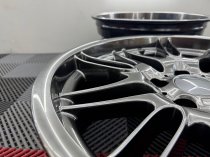 New 18 Inch , Type 65 M5 Style Alloy Wheels In Shadow Chrome With Deep Dish 9.5" Rears BMW E34 E39 E38 5x120