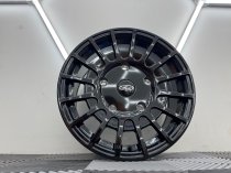 New 16 Inch MSRT Style RZO Alloy Wheels In Gloss Black Load Rated 1050KG Ford Transit Custom 5x160