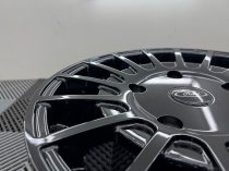 New 16 Inch MSRT Style RZO Alloy Wheels In Gloss Black Load Rated 1050KG Ford Transit Custom 5x160