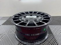 New 16 Inch MSRT Style RZO Alloy Wheels In Gloss Black Load Rated 1050KG Ford Transit Custom 5x160