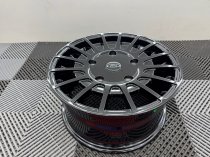 New 16 Inch MSRT Style RZO Alloy Wheels In Gloss Black Load Rated 1050KG Ford Transit Custom 5x160