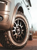 New 17 Inch Tomahawk Kato Alloy Wheels In Satin Black 1250kg Ford Transit Custom Gen 2, VW Transporter T7 6x120