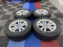 Used 18 Inch Genuine BMW Style 446 Alloy Wheels From F15 F16 X5 X6, Excellent Condition + Runflat Winter Tyres + TPMS 5x120