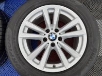 Used 18 Inch Genuine BMW Style 446 Alloy Wheels From F15 F16 X5 X6, Excellent Condition + Runflat Winter Tyres + TPMS 5x120