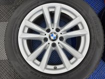 Used 18 Inch Genuine BMW Style 446 Alloy Wheels From F15 F16 X5 X6, Excellent Condition + Runflat Winter Tyres + TPMS 5x120