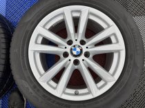 Used 18 Inch Genuine BMW Style 446 Alloy Wheels From F15 F16 X5 X6, Excellent Condition + Runflat Winter Tyres + TPMS 5x120