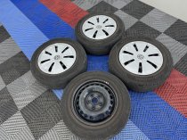 Used 16 Inch Genuine VW Transporter T5 T6 Steel Wheels, Clean Inc Tyres 5x120