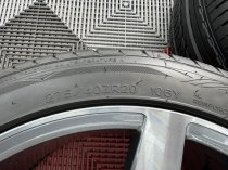 Used (Near New) 20 Inch Veemann V-FS8 Alloy Wheels In Graphite Smoked Machined With Deeper Concave 10" Rears And Near New Nankang Tyres Suit VW Transporter T5 T6 5x120