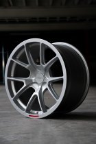 New 19 Inch 2Forge ZF9 Alloy Wheels In Matt Silver, Rotary-Forged, Various Wider Rear Options