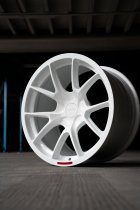 New 19 Inch 2Forge ZF9 Alloy Wheels In Matt White, Rotary-Forged, Various Wider Rear Options