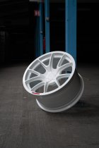 New 19 Inch 2Forge ZF9 Alloy Wheels In Matt White, Rotary-Forged, Various Wider Rear Options