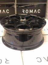 New 18 Inch Romac Cobra Alloy Wheels In Gloss Black, 950kg Load, Ford Transit Custom Gen 1 Van 5x160