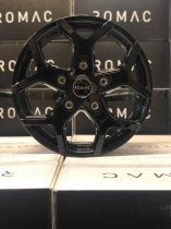 New 18 Inch Romac Cobra Alloy Wheels In Gloss Black, 950kg Load, Ford Transit Custom Gen 1 Van 5x160