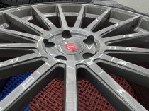 Used (Like New) 20 Inch Ispiri FFP2 Alloy Wheels In Carbon Grey Brushed With Deeper Concave 10.5" Rear, inc Nankang Tyres + TPMS , BMW G30 G31 5x112