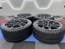 Used 19" / 20 Inch Genuine BMW Style 825 M Competiton G80 G82 M3 M4 Alloy Wheels,Orbit Grey Matt With Bright Turned Face, Delivery Miles,Wide Rear Inc Delivery Miles Michelin Tyres 5x112